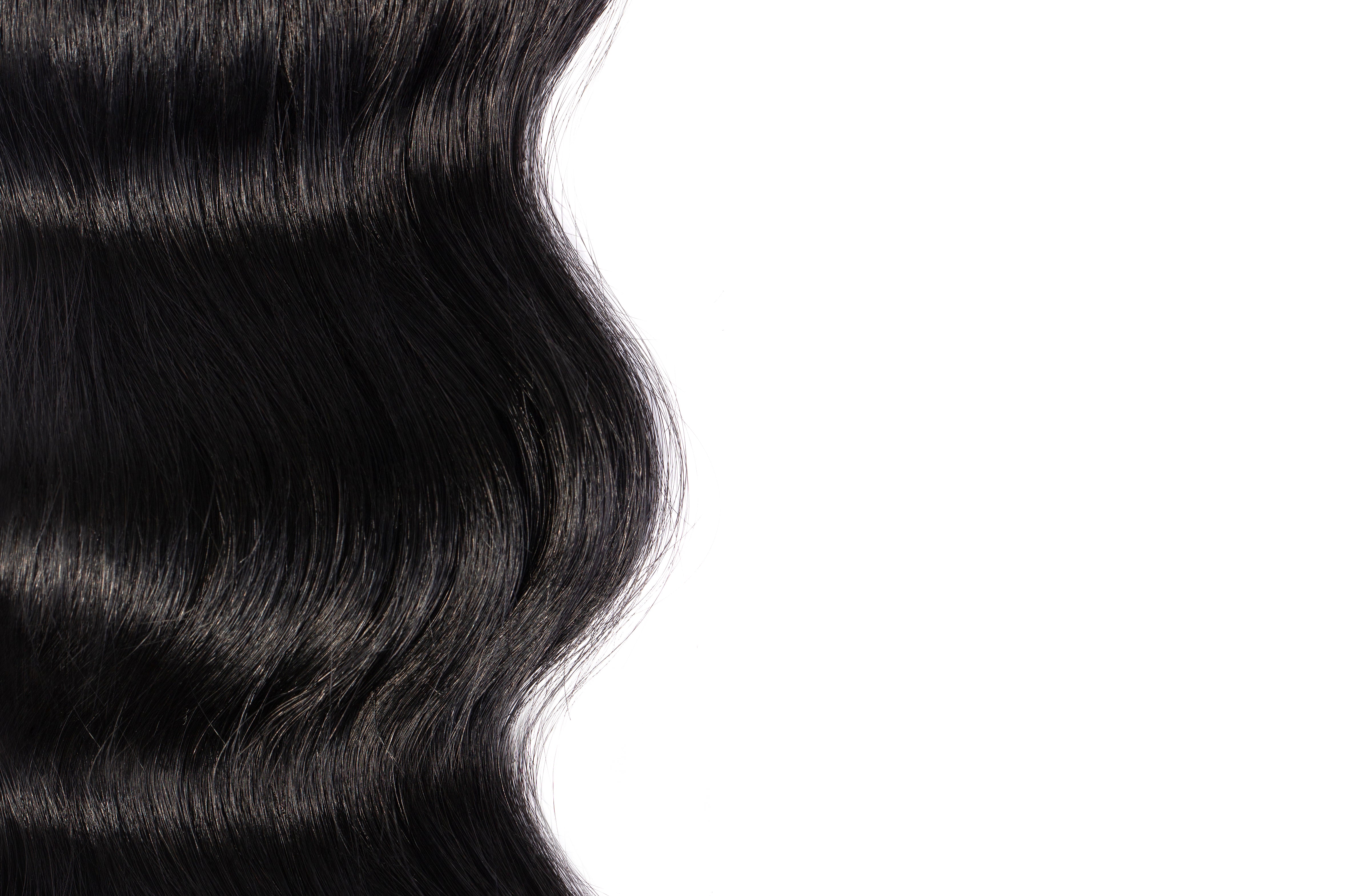 Hair Extensions Seamless Clip in Extensions- 100% Premium Human Hair JET BLACK / 16" - The Extension Bar