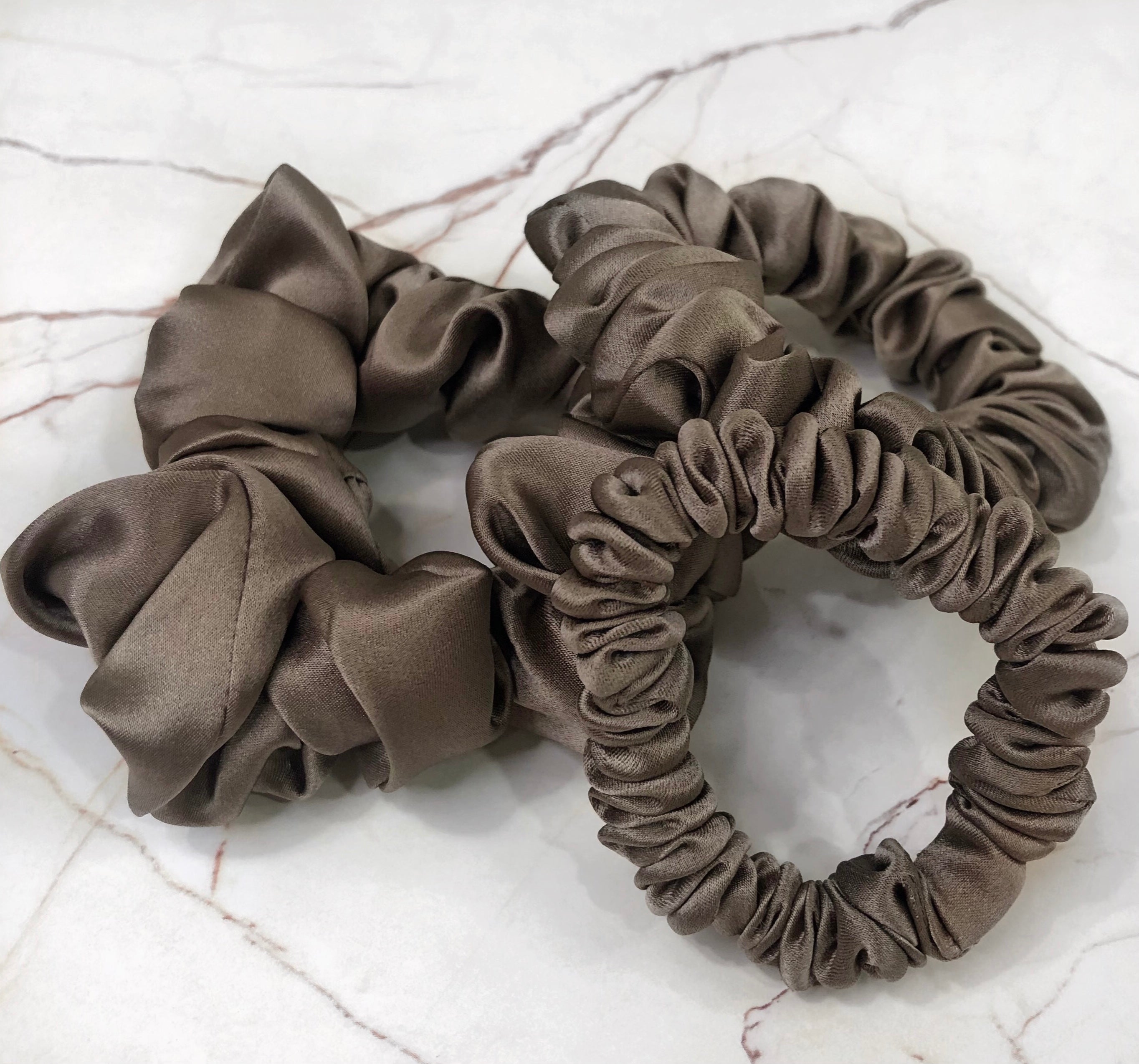 Mulberry Silk Scrunchies