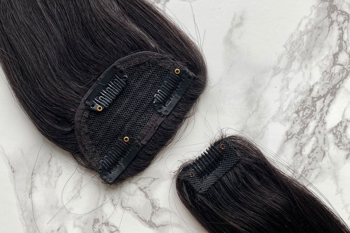 Hair Extensions Invisible Cover-Up Hair Patches - The Extension Bar