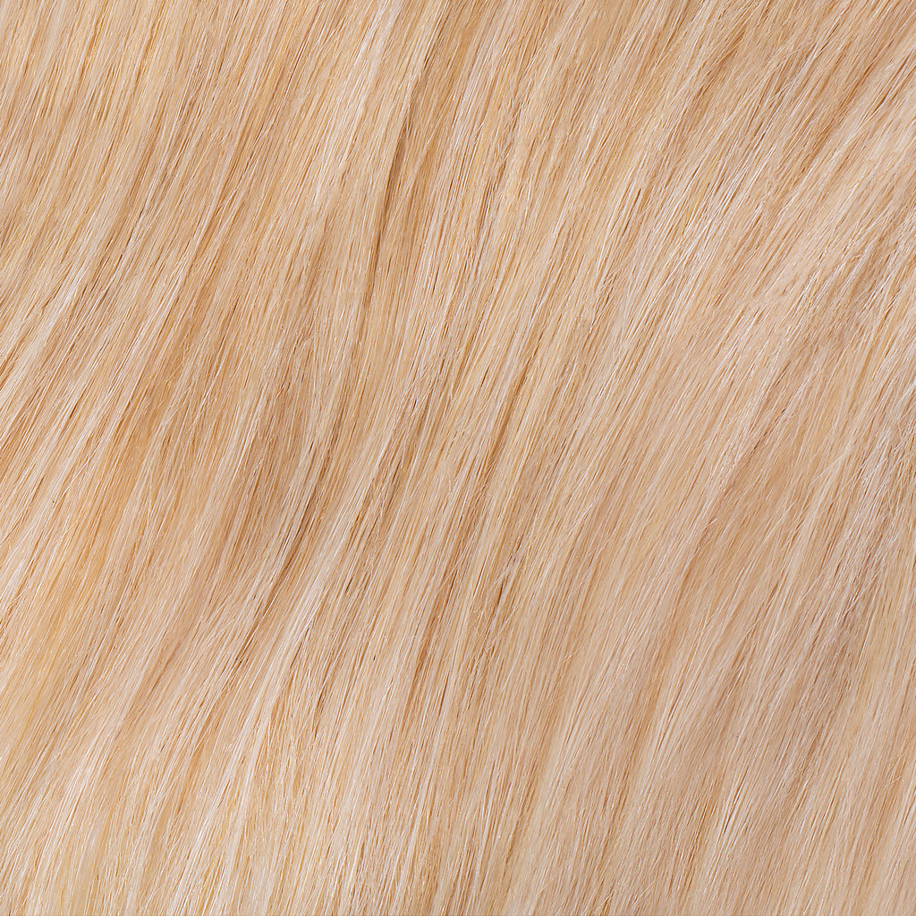 Hair Extensions Faux Wispy Clip in Bangs - 100% Human Hair Beach Blonde #613 - The Extension Bar