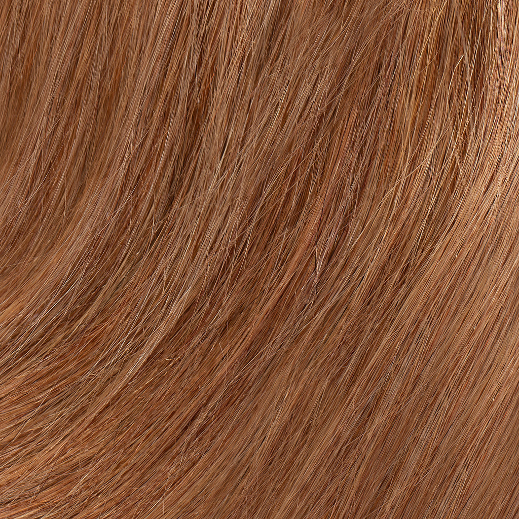 Hair Extensions Faux Wispy Clip in Bangs - 100% Human Hair Medium Ash Brown #8 - The Extension Bar