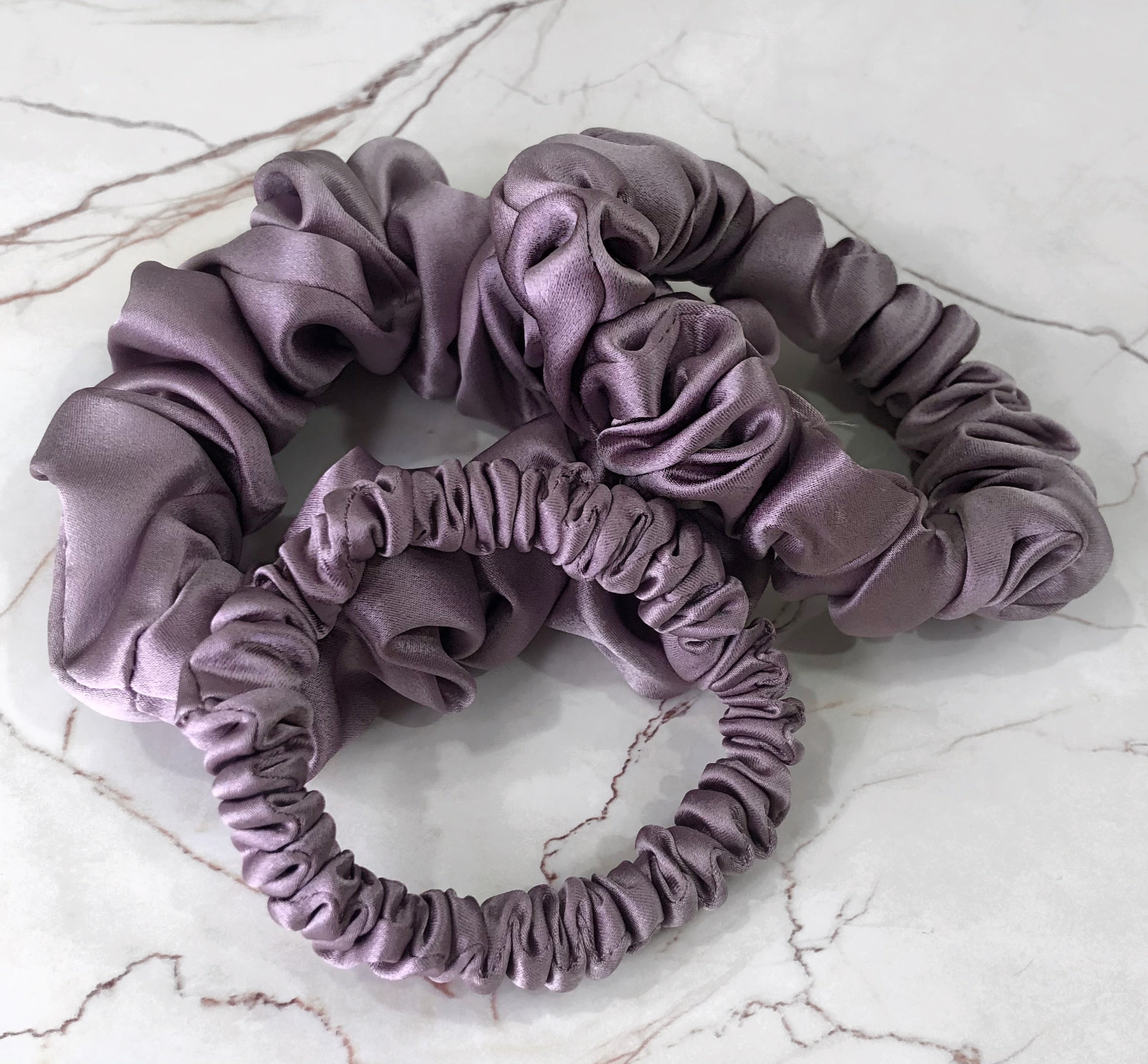 Mulberry Silk Scrunchies 