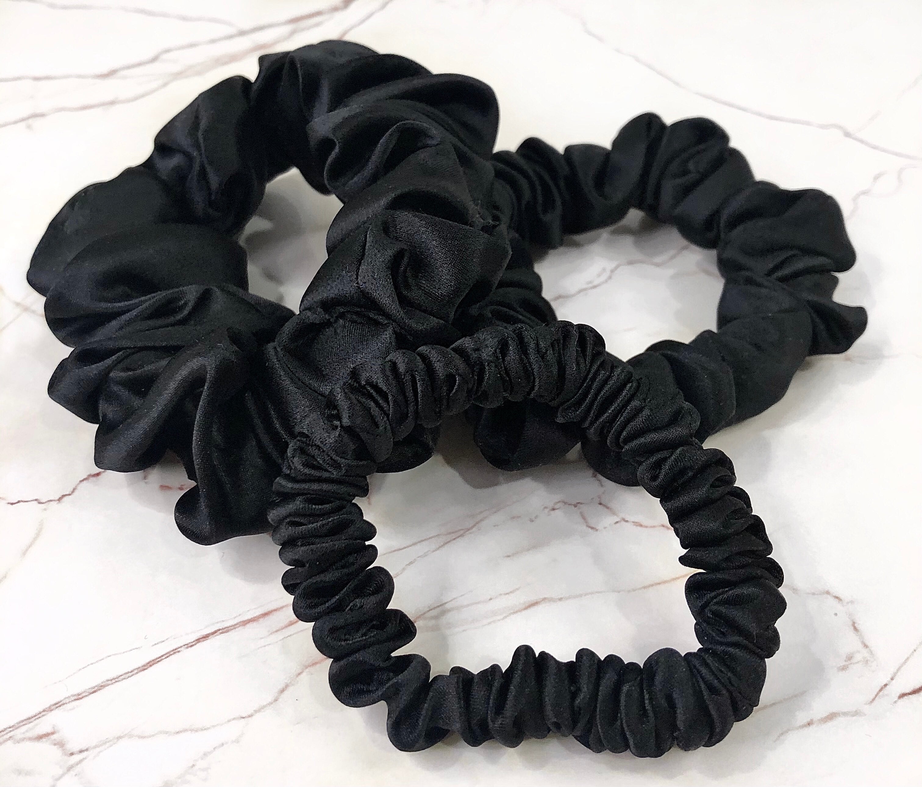 Mulberry Silk Scrunchies 